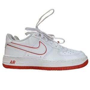 Nike Air Force 1 Low White Picante Red (GS) Size 3.5Y DV7762-101